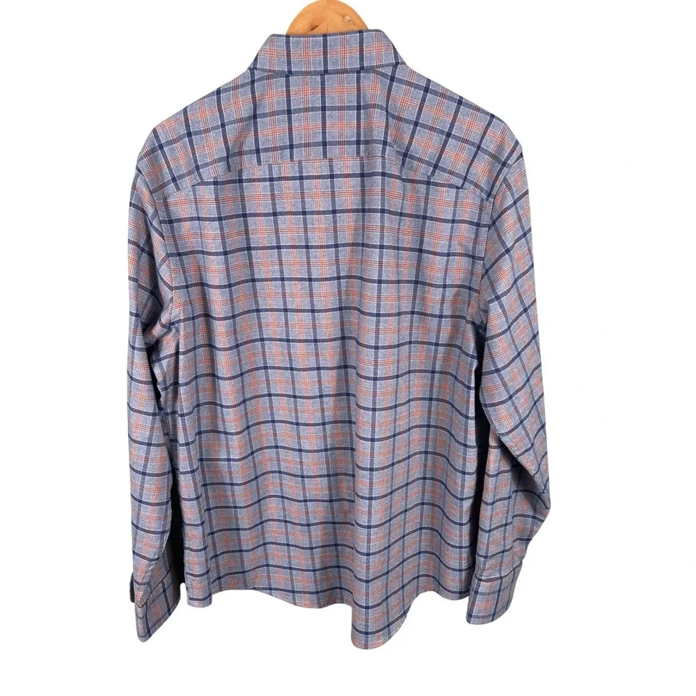 UNTUCKit Bernardo Plaid Long Sleeve Button Down Shirt Men Size XL Casual Western